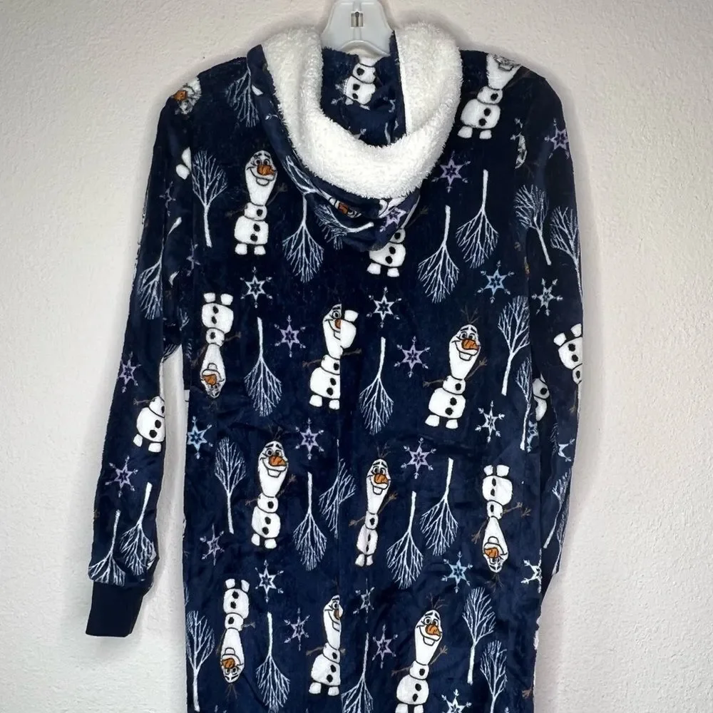 Disney Frozen One Piece Hoody‎ Pajamas - Picture 6 of 7